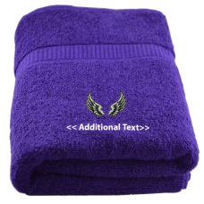Personalised Angel Wings Seasonal Towels Terry Cotton Towel